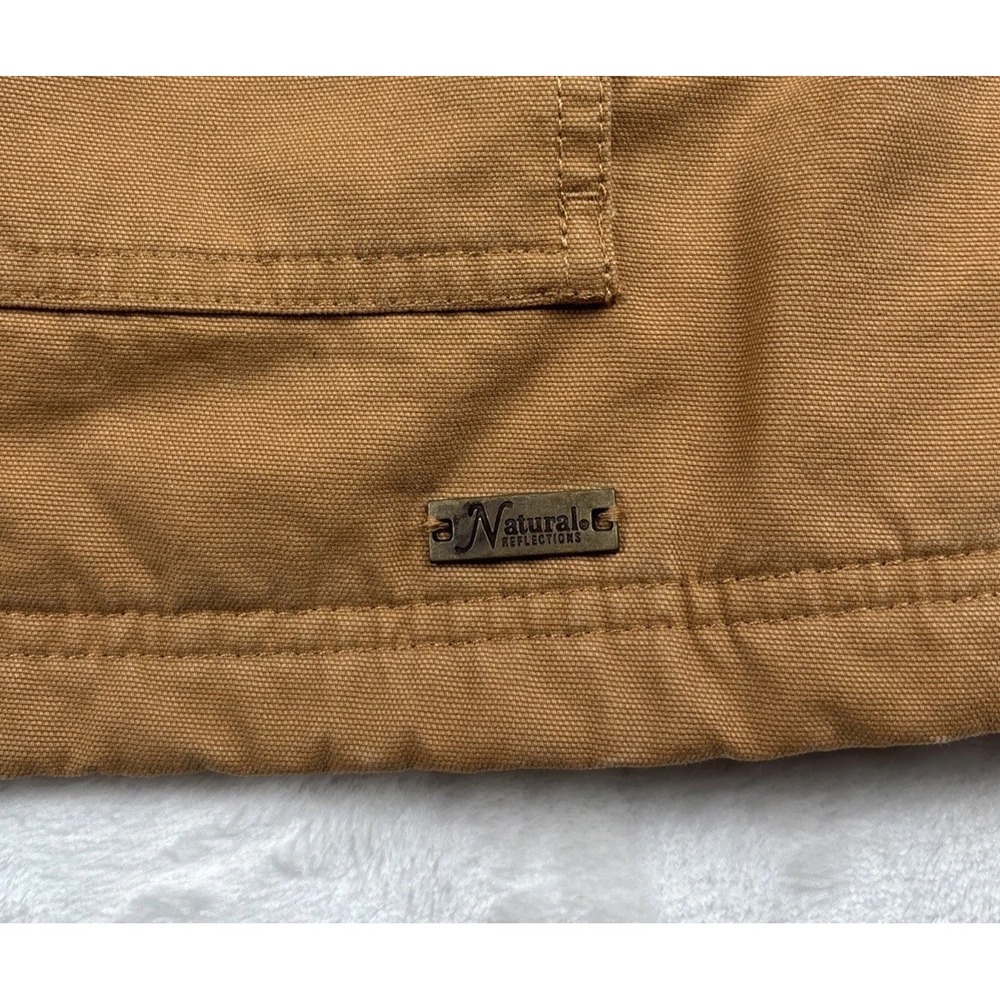 Natural Reflections Jacket Womens XXL Utility‎ Quilted Flannel Lined Canvas Barn - Picture 6 of 16